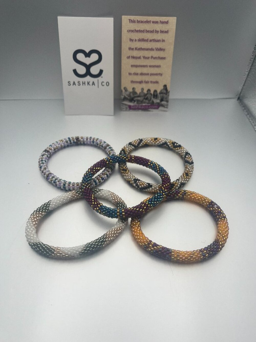 the Sashka Co. bracelets
